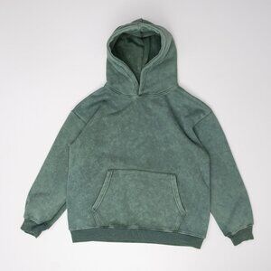 HIGH LEVEL HL Menswear Sage Stonewashed hoodie 360gsm 100% cotton plush lining